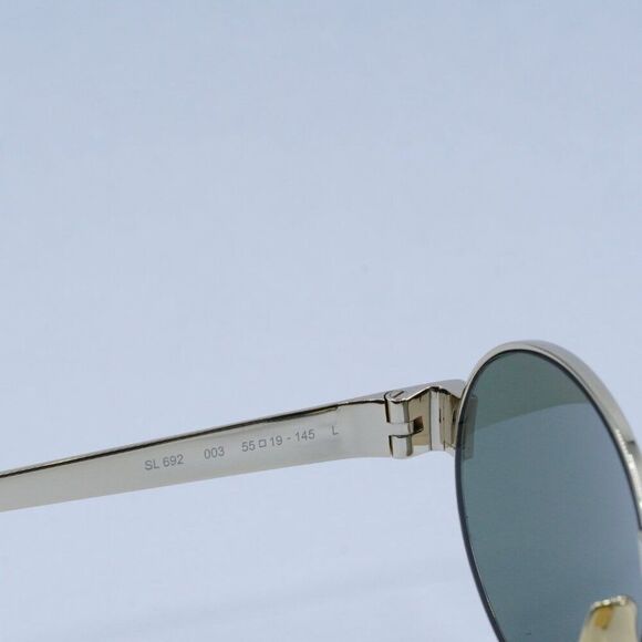 ?️ New Saint Laurent SL692 003 Sunglasses -Gold Frame, Green Lenses main image 6